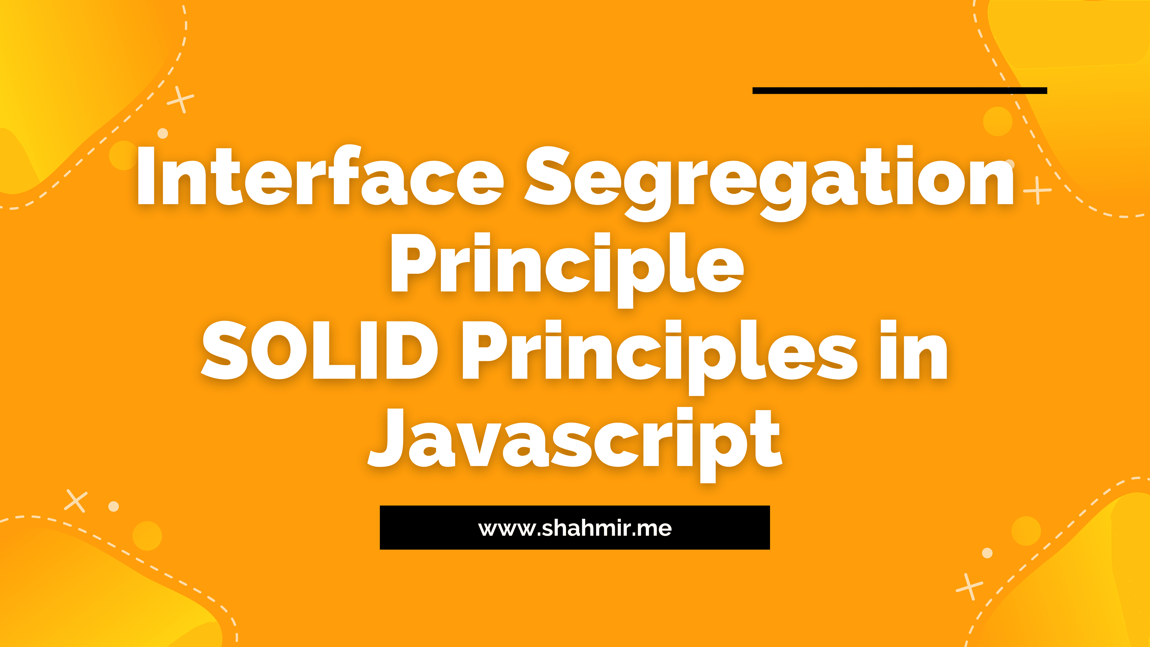 Interface Segregation Principle - SOLID Principles in Javascript