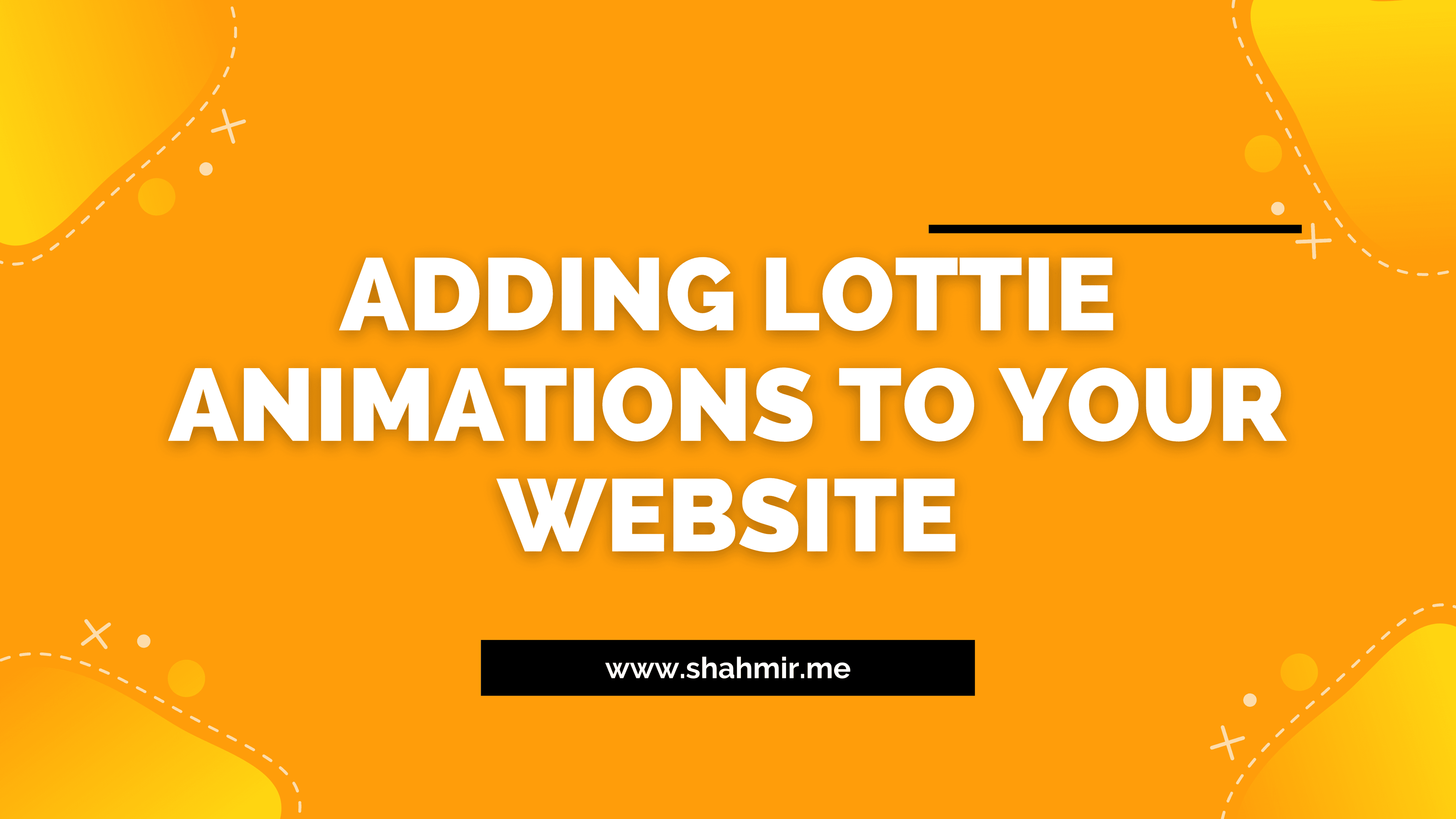 Adding Lottie Animations to Your Website