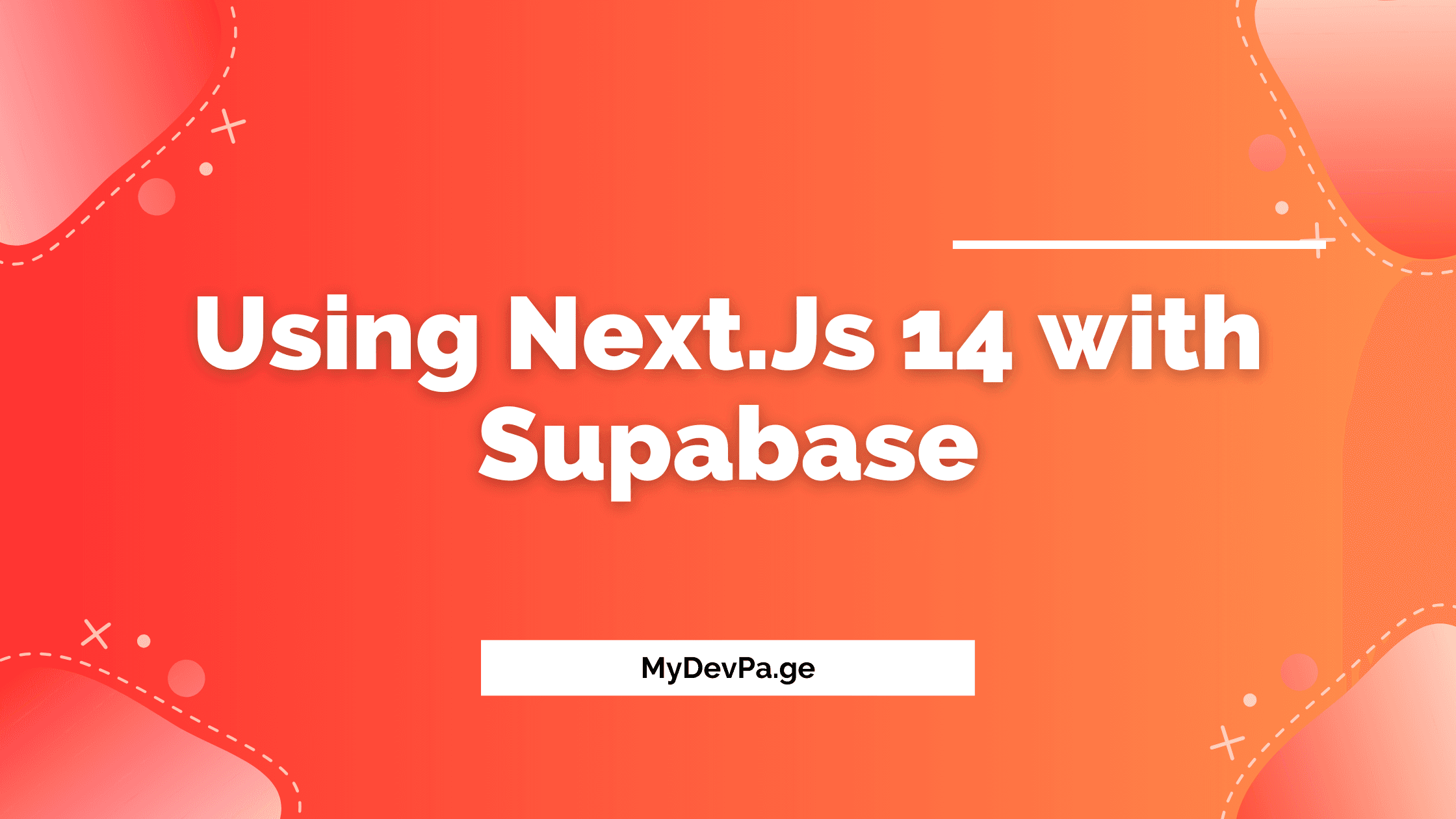 How to use Next.Js 14 with Supabase